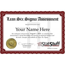 Assessment Certificate (Print & Mailing)